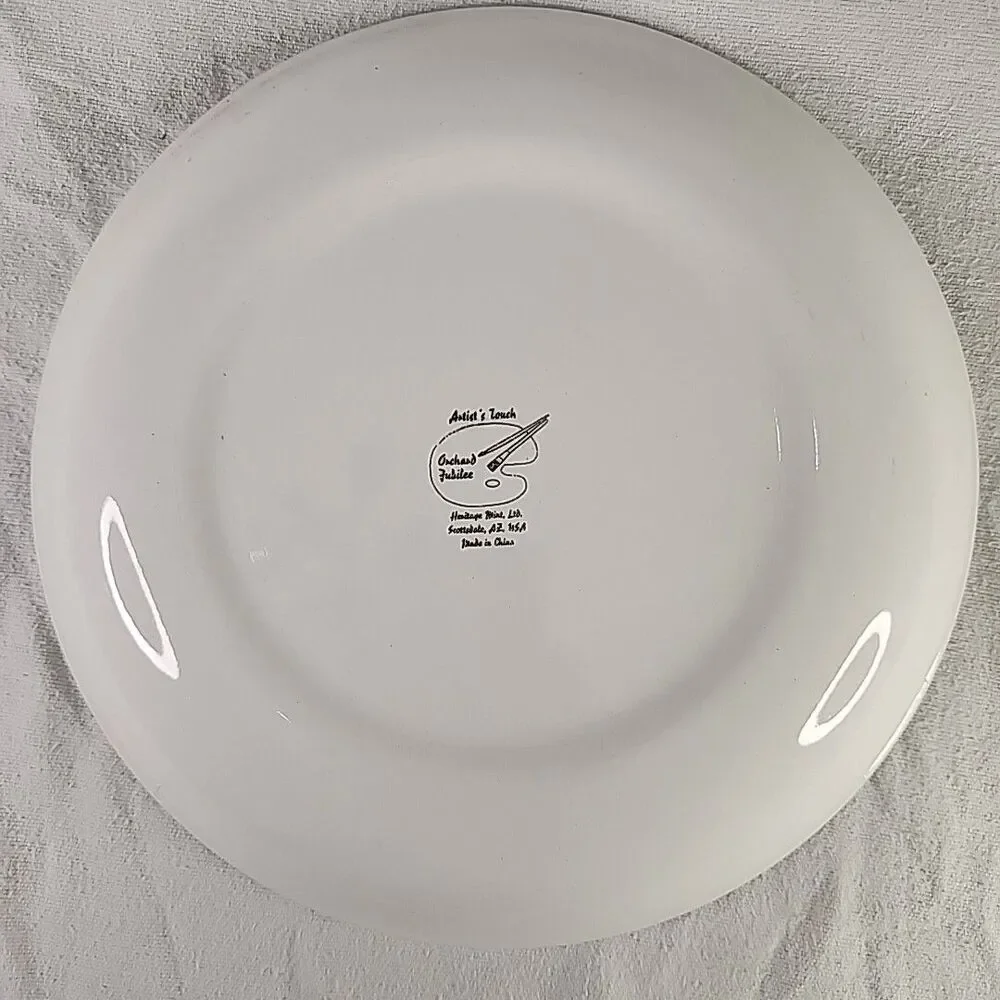 China Heritage Mint Artist's Touch Orchard Jubilee Dinner Plate 10 1/2